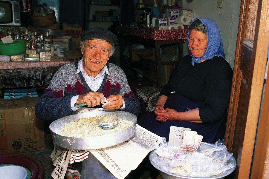 Habitants de l'île de Chios. Author's Image