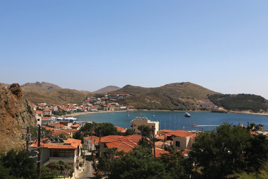 L'île de Lemnos. Digbydachshund - iStockphoto