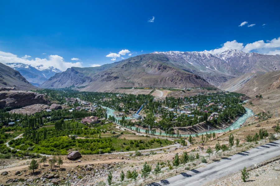 Vue d'ensemble de la ville de Khorog. Alisher Primkulov - Shutterstock.com