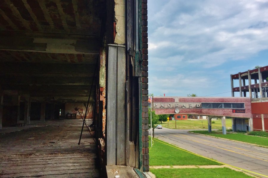 La Packard Automotive Plant à Detroit. Valérie FORTIER