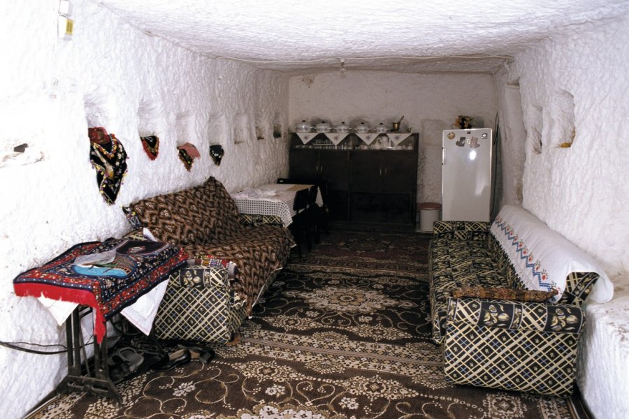 Intérieur d'une maison troglodyte. Author's Image