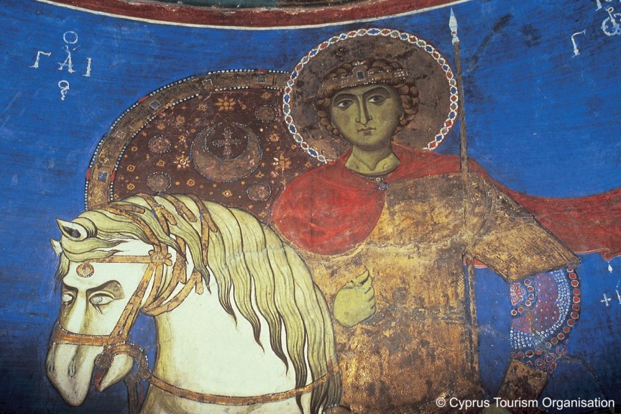 Fresque de l'église Panagia tis Asinou. Cyprus Tourism Organisation