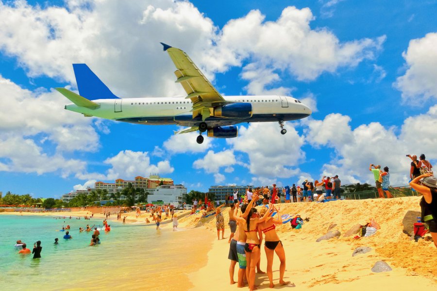 Maho beach. Solarisys - Shutterstock.com