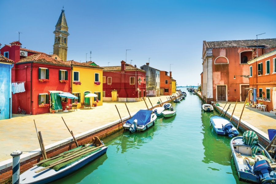 Les façades colorées de Burano. StevanZZ - iStockphoto