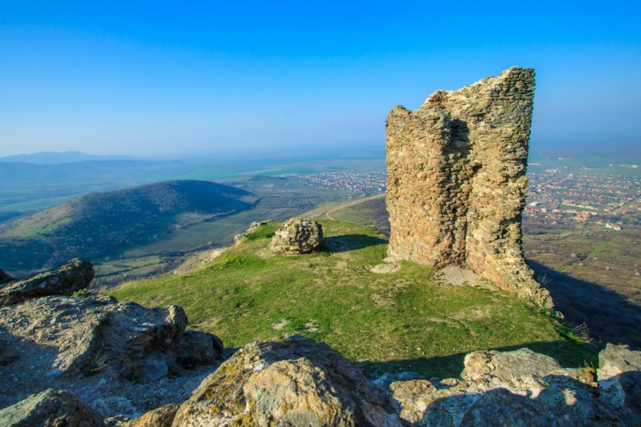 Les ruines de la forteresse de Șiria. SebiTian - Shutterstock.com