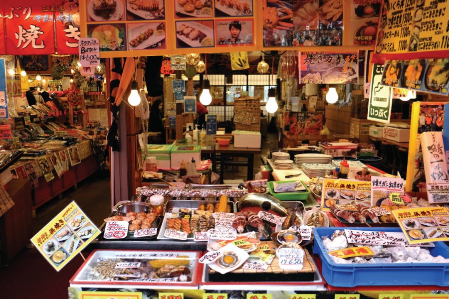 Marché à Fukui. Julien Loock