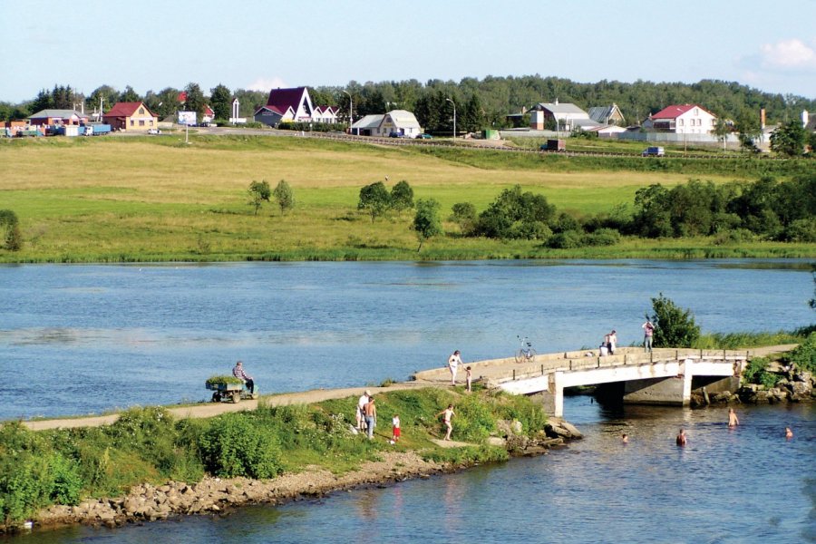 Lieu de baignade le long du canal Moscou-Volga. Stéphan SZEREMETA