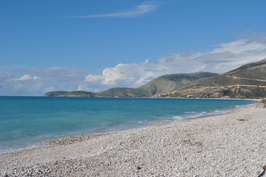 Plage de Borsh. Béranger THIBAUT