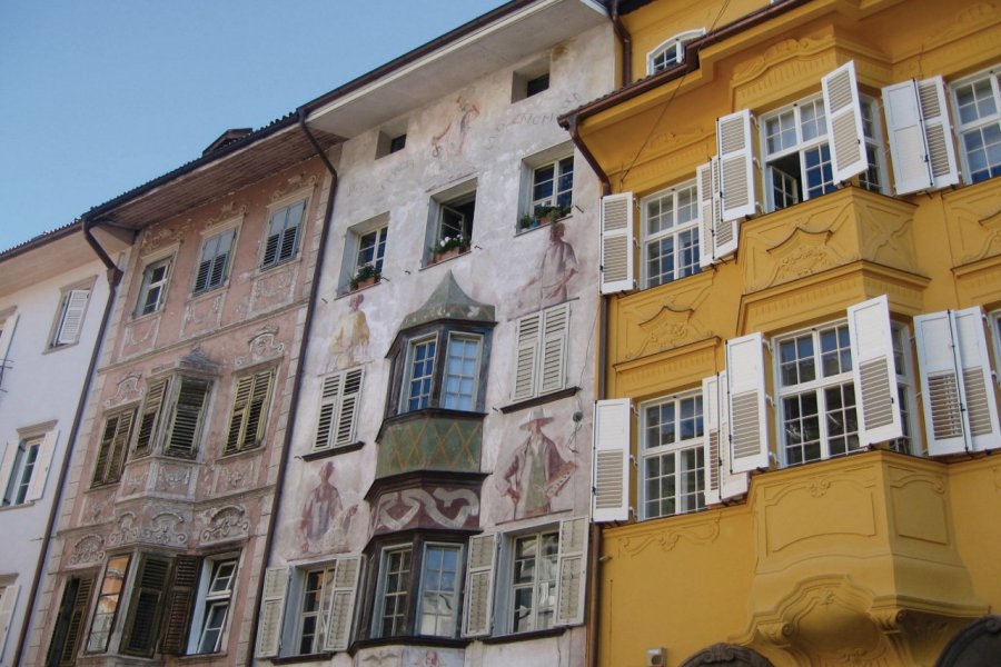 Maisons du centre de Bolzano. Marie-Isabelle CORRADI