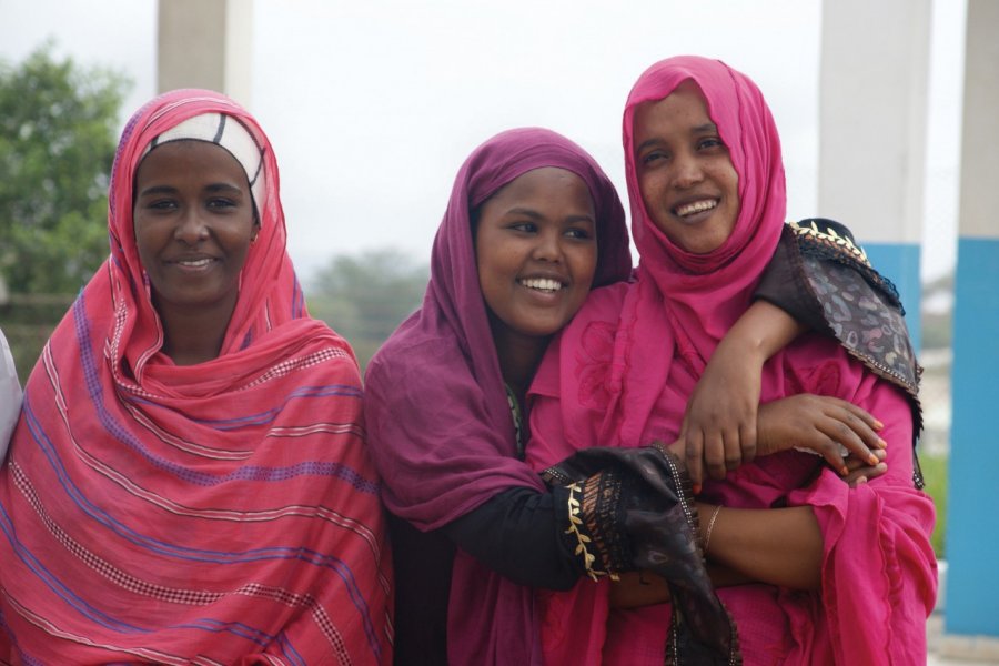 Jeunes femmes de l'école d'hôtellerie d'Arta. Eyerusalem ABERA