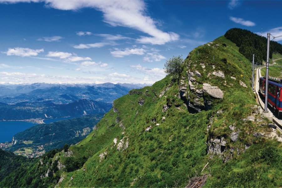 Train à crémaillère de Monte Generoso. Archivio Ticino Turismo