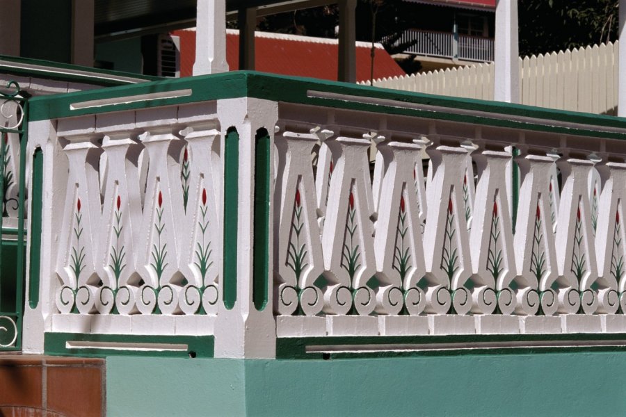 À Corossol, on décore même les balcons. Author's Image