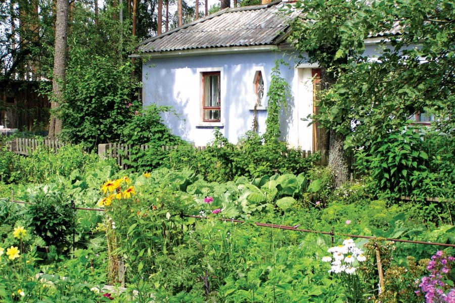 Maison ouvrière dans le village de Svirstroy. Stéphan SZEREMETA