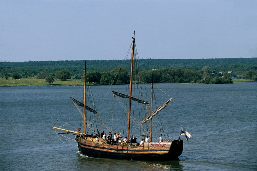 Voilier sur le Lac Onega. Author's Image