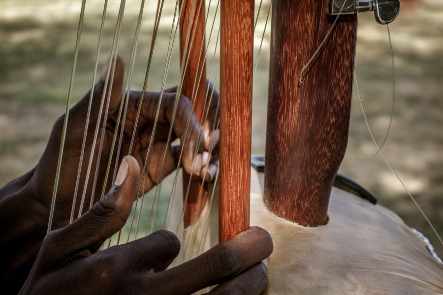Joueur de kora. Edgar9 - Shutterstock.com