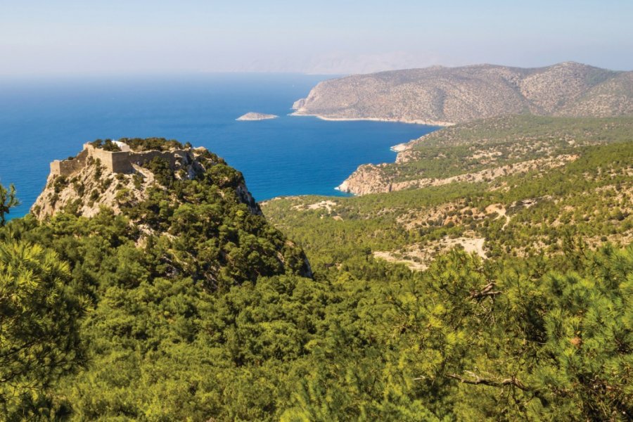 Le château de Monolithos. AliSta21 - iStockphoto