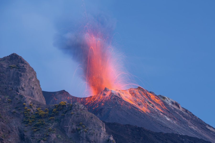 Le Stromboli en éruption. mmac72 - iStockphoto.com