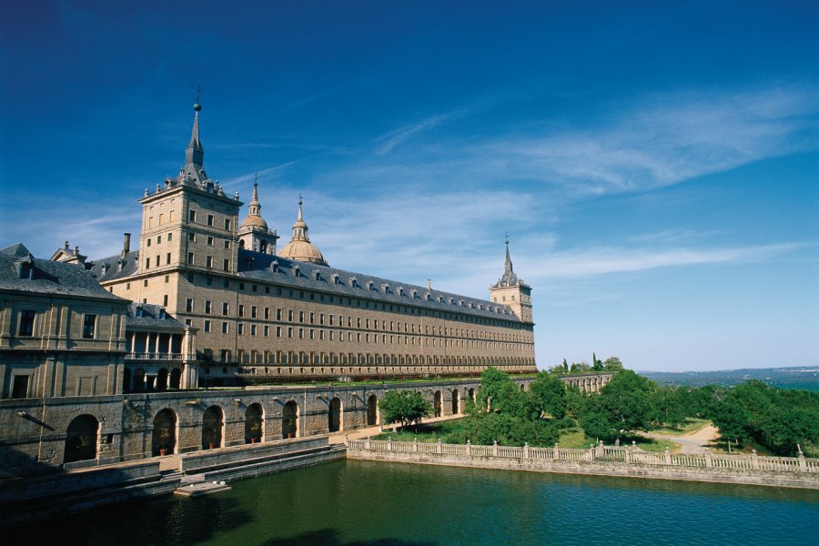 Les jardins d'El Real Monasterio de San Lorenzo del Escorial. Author's Image