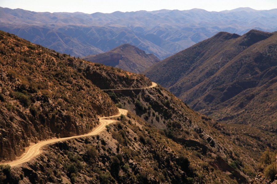 La piste de Tarija à Tupiza. Arnaud BONNEFOY