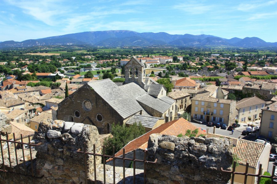 Valréas vu de la Tour Ripert. HOCQUEL Alain - Coll. CDT Vaucluse