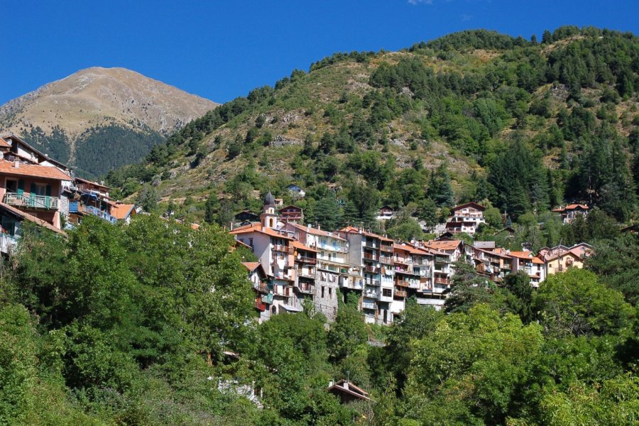 Le village de Saint-Martin-Vésubie. (© Alexis Borg - Fotolia))