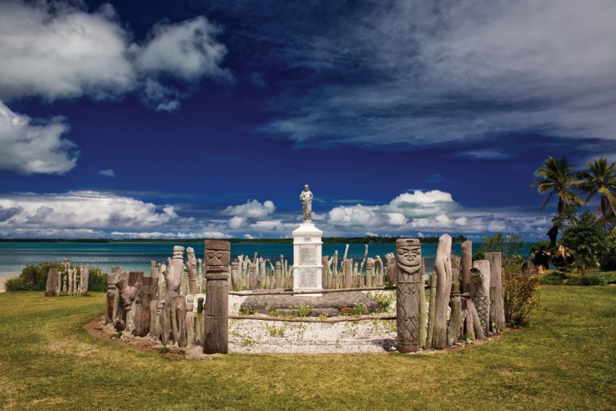 Le mémorial des missionaires, île des Pins. PomInOz - iStockphoto