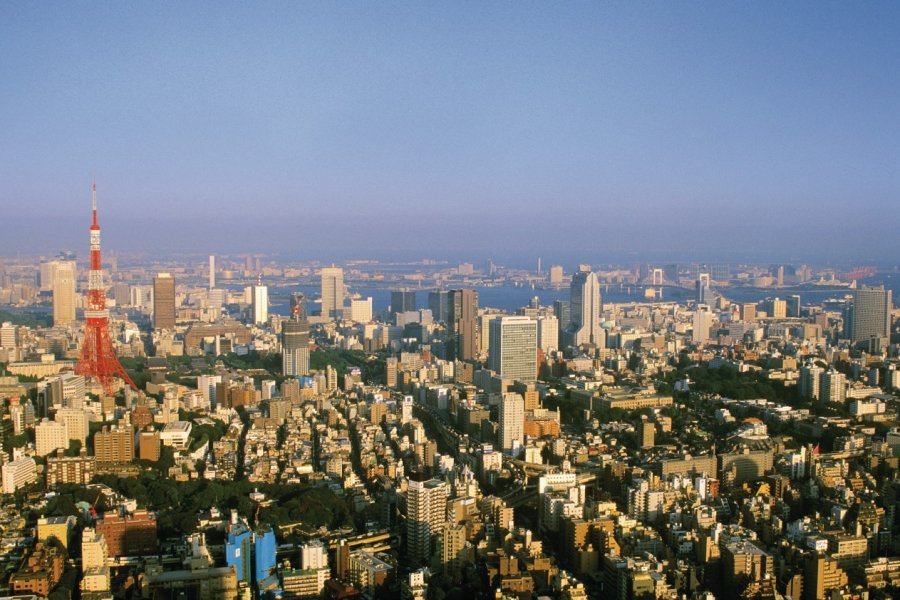 Vue de Tokyo et de la tour de Tokyo depuis la tour de Roppongi Hills. (© Author's Image))