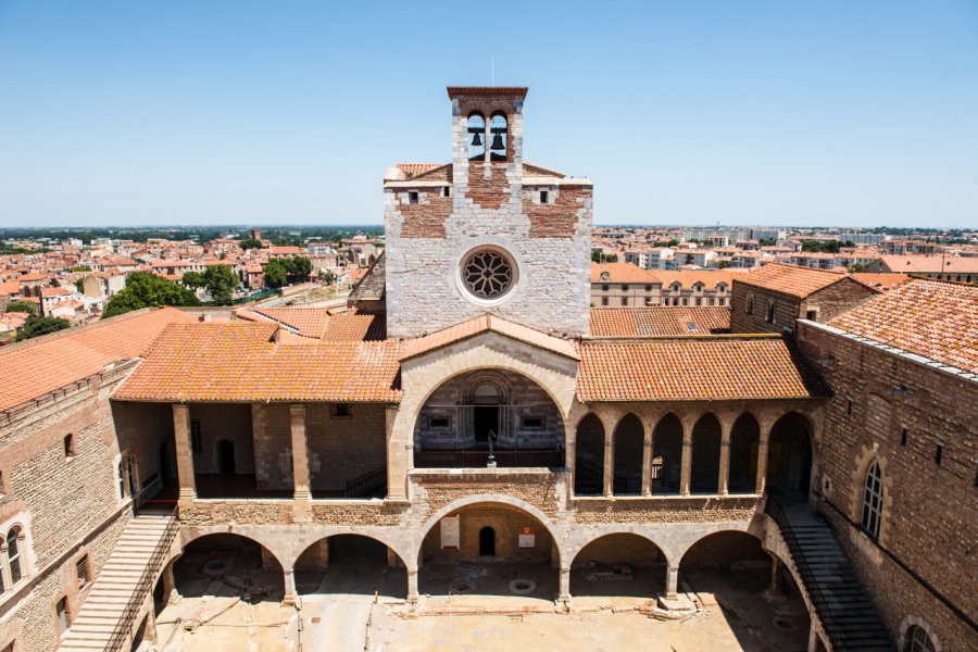 Palais des rois de Majorque. hifrombelgium  - stock.adobe.com