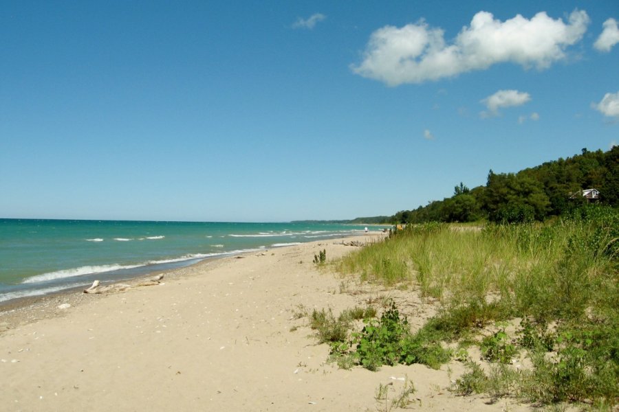 Les rives du lac Huron à Port Albert. Valérie FORTIER