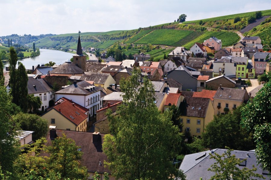 Ehnen, village de la route des vins. Philippe GUERSAN - Author's Image