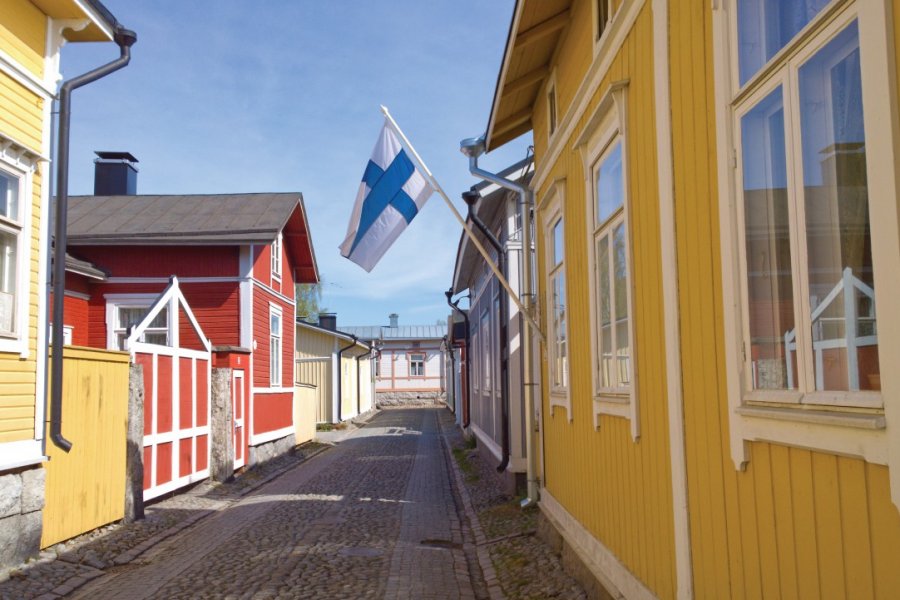 Les ruelles colorées de Rauma. AliquisNJ - iStockphoto