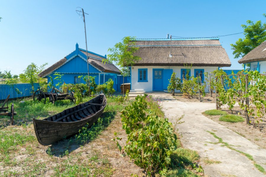 Habitation dans le Delta Dunarii, Letea. Calin Stan - Shutterstock.com