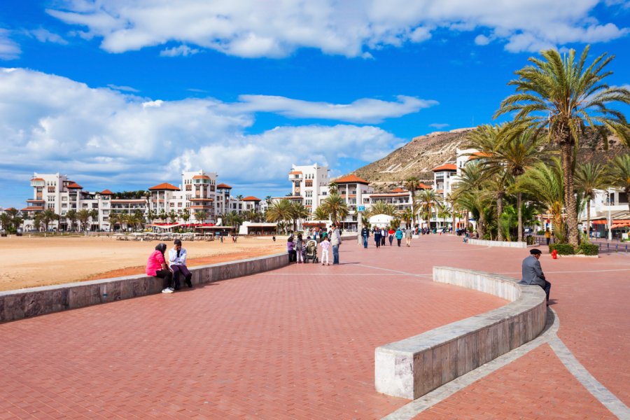 Promenade du bord de mer, Agadir. saiko3p - Shutterstock.com
