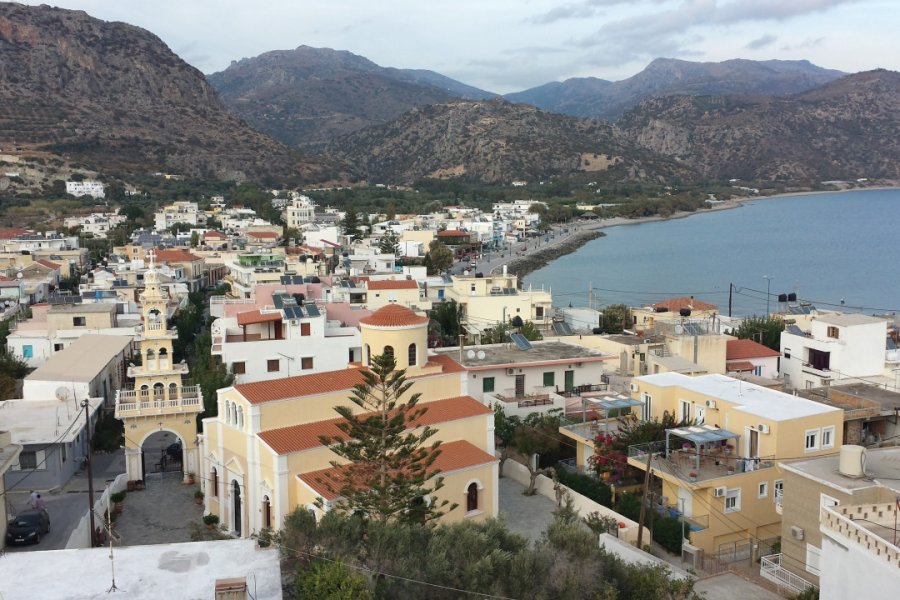 Village de Paleohora depuis la forteresse. Alex VUCKOVIC