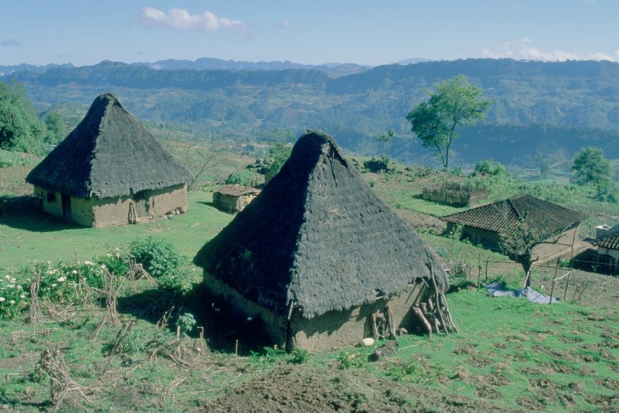 Habitations traditionnelles des Chiapas. Eric Martin - Iconotec