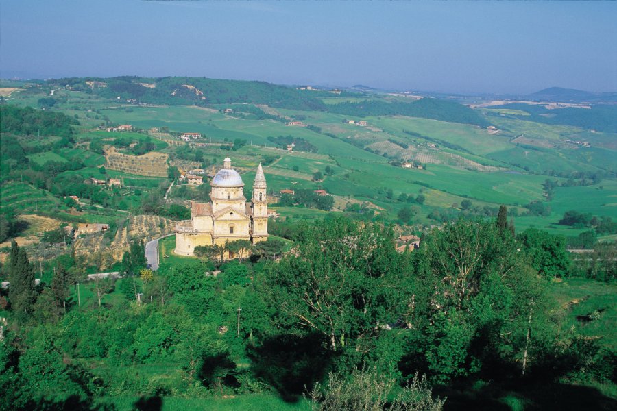 Montepulciano et le temple de la Madonna de San Biago. Hugo Canabi - Iconotec