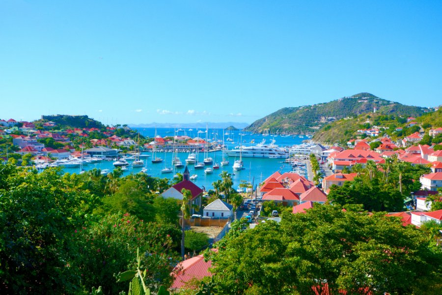 Gustavia vue d'en haut Natalia Barsukova - Shutterstock.com