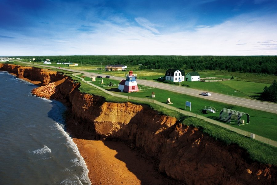 Baie des chaleurs à Grande Anse. Tourisme Nouveau-Brunswick