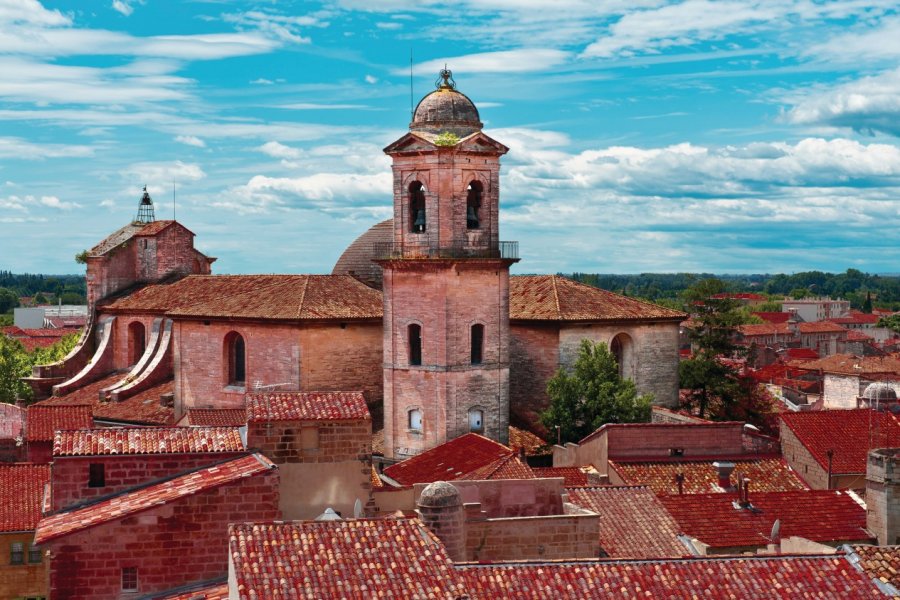 Vue sur les toits de Beaucaire. Gkuna - iStockphoto