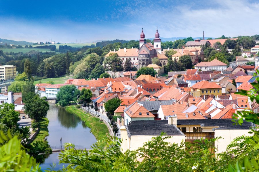 Vue sur la ville de Třebíč. kaprik - Shutterstock.com