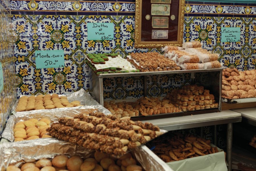 Pâtisserie Bennis située dans le quartier des Habous. Philippe GUERSAN - Author's Image