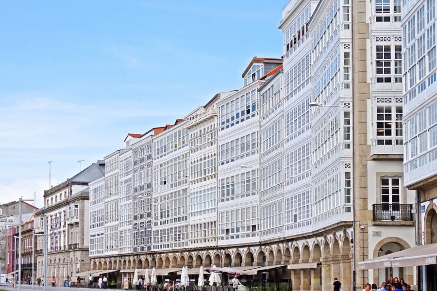 Avenida de la marina, La Corogne. Tenreiro - Shutterstock.com