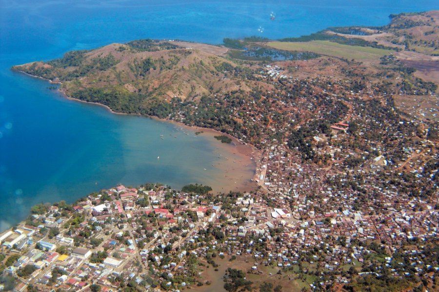 Andoany (Hell-Ville) vue aérienne, Nosy Be Arnaud BONNEFOY