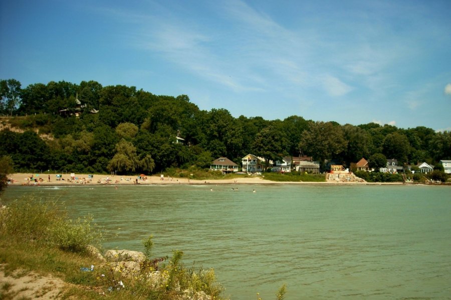 La plage Little Beach à Port Stanley, sur les rives du lac Érié. Valérie FORTIER