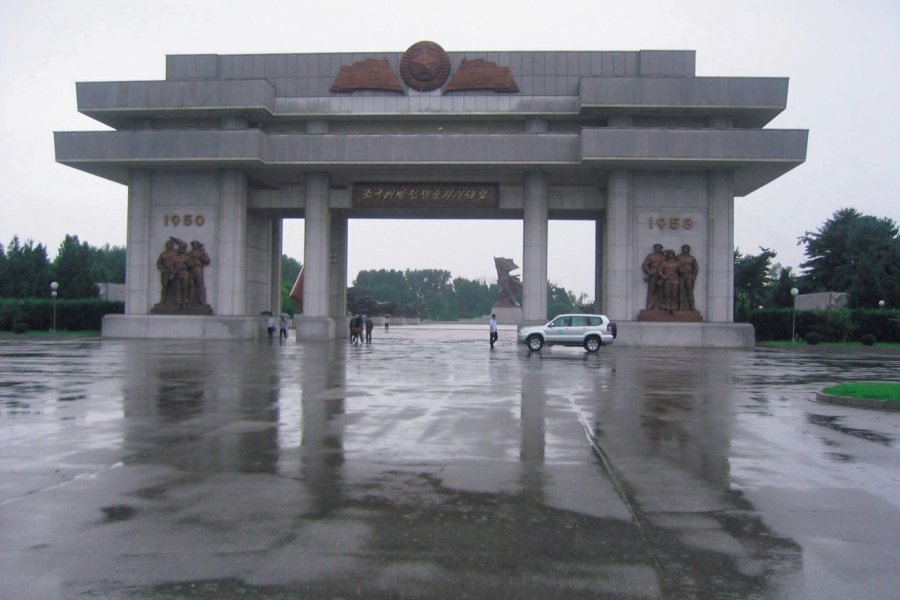 Entrée du monument de la guerre de Corée. Dominique Auzias