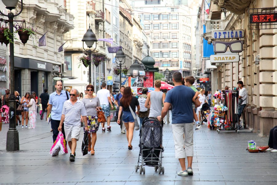 Dans les rues de Belgrade. Prometheus72 - Shutterstock.com