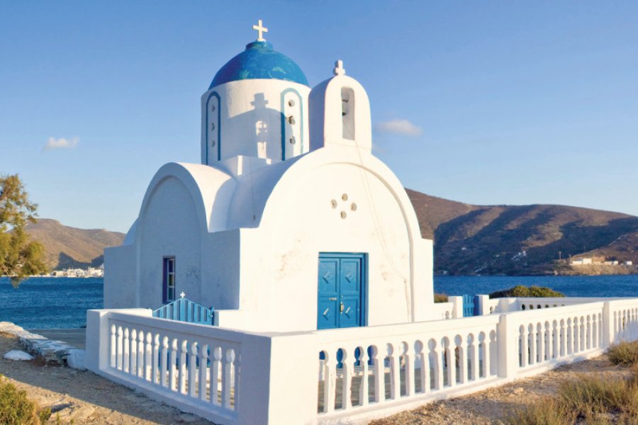 L'église d'Amorgos. Leonardo_da_gressignano - iStockphoto