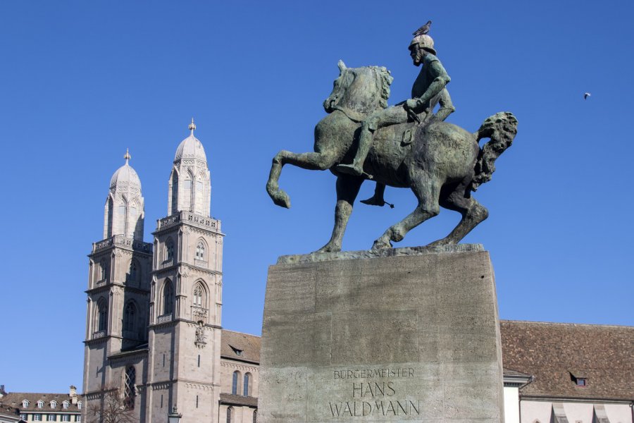 Statue de Hans Waldmann. ihsan Gercelman - Shutterstock.com
