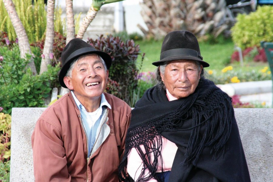 Couple d'habitants de Latacunga. Stéphan SZEREMETA