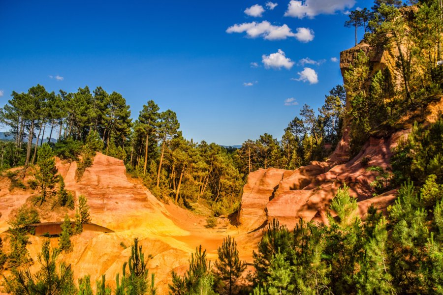 Les ocres, le colorado provençal. (© Luisapuccini))